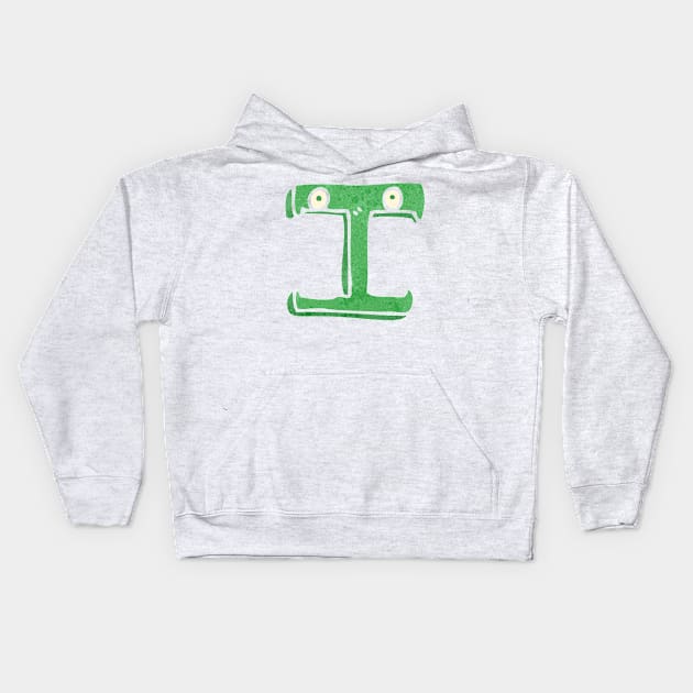 funny Letter,Christmas Gifts,A wonderful gift for those who start their name with I letter Kids Hoodie by rayanammmar